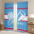 thumbnail image 2 of Homewish Sport Cheerleading Black Out Curtains For Kids Children Teens Girls,Geometric Stripes Curtains Pack of 2 (42x63 Each),Girly Dreamy Dance Bedroom Curtains,Luxury Bedroom Decor, 2 of 6