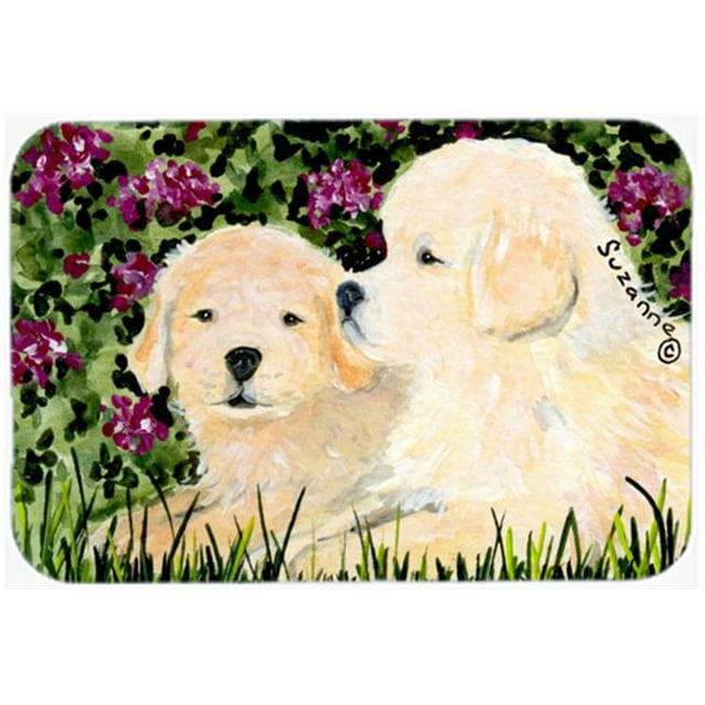 Golden Retriever Glass Cutting Board, Large