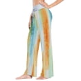 thumbnail image 2 of X-Large Women's Comfy Casual Pajama Pants Stretch Fabric Suitable for Yoga Pants Hippie Pants，The Best Holiday Gifts for Women in Pastel Colors, 2 of 7