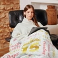 thumbnail image 6 of Yibo 21st Birthday Blanket Gifts for Her Blanket Flannel Soft and Comfortable Anti-static Bed Sofa Blanket, 6 of 9