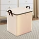 thumbnail image 5 of Caja grande de almacenamiento de ropa con rayas amarillas de 210L, 5 of 7