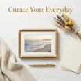thumbnail image 4 of Unique Bargains Rounded Edge Minimalist Bauhaus Plastic Photo Frame Teak Color 5" x 7", 4 of 6