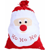 NewWestFestive Gift Bag Long Lasting Wear-resistant Flannel Festive Gift Bag Excellent Workmanship Lightweight Xmas Santa Claus
