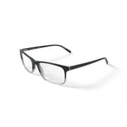 Bio Eyes Men's BE26 Boabab Rectangular Prescription Eyeglasses with Case, Black Gold