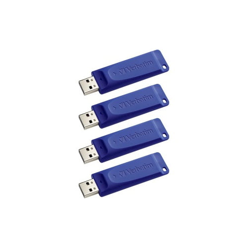 Verbatim 16GB USB Flash Drive - 4pk - Blue 16 GB - USB Blue - Walmart.com