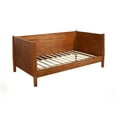 thumbnail image 6 of Alpine Furniture Flynn Mid Century Modern Twin Size Day Bed in Acorn Brown, 6 of 8