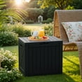 thumbnail image 4 of Homall 40 Gallon Resin Outdoor Storage Box with Lockable Lid Waterproof Resin Deck Box for Patio, 4 of 7