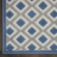 thumbnail image 6 of 6â€™ x 9â€™ Blue and Gray Indoor Outdoor Area Rug, 6 of 6