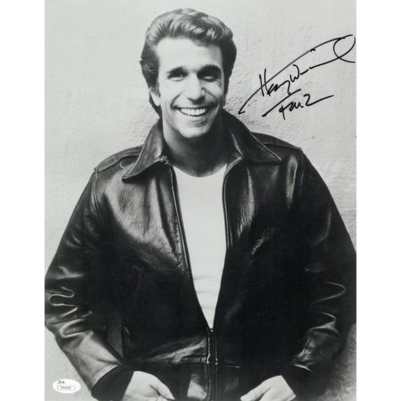 Henry Winkler Signed Autographed 11X14 Photo Happy Days "Fonz" JSA S40499