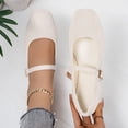 thumbnail image 2 of Womens Shoes Flats Sneakers Casual Fashion Solid Color Flats Shoes Soft Breathable Comfortable Lightweight for Walking, 2 of 8