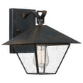 thumbnail image 1 of Quoizel Caporal 10"H Industriel Bronze Applique Murale Extérieure, 1 of 2