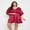 Designer Tunic #011, variant on Women Satin Plus Size Tunic Short Kaftan Dress Silk Kimono Sleepwear Adjustale Waist Dress