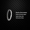 thumbnail image 2 of Anillo Churumbela De Plata 925 Con Zirconias Para Mujer Luma, 2 of 4