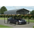 thumbnail image 3 of Arrow 10 x 15 x 9 ft Charcoal Carport, 3 of 20