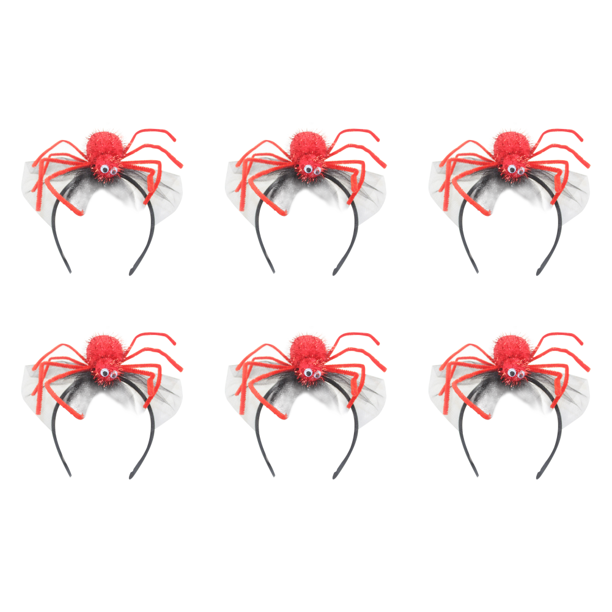Halloween Cosplay Diadema Novela Fiesta Accesorio Disfraz () Rojo