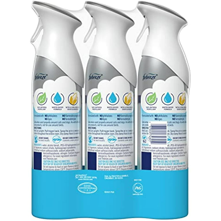 Febreze Heavy Duty Crisp Clean Odor-Fighting Air Freshener, 8.8 oz