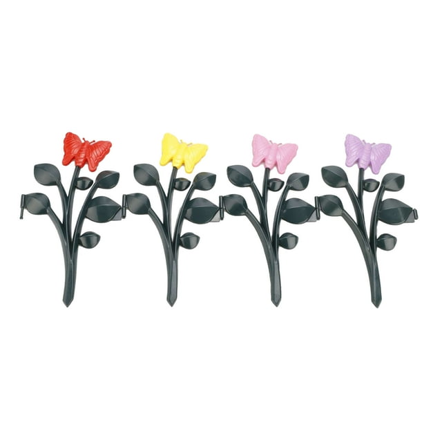 Purchased In A Pack Of 4 1 Set/4 Flowers Specifications: 59cm Long And 29.5cm Wide. Customers Need To Splice Them By Themselves Flower Fence Material: Plastic Packaging Size:
