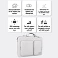 thumbnail image 3 of Laptop Shoulder Bag Briefcase Waterproof Laptop Sleeve Case Durable and Lightweight Messenger,style2，G192889, 3 of 5
