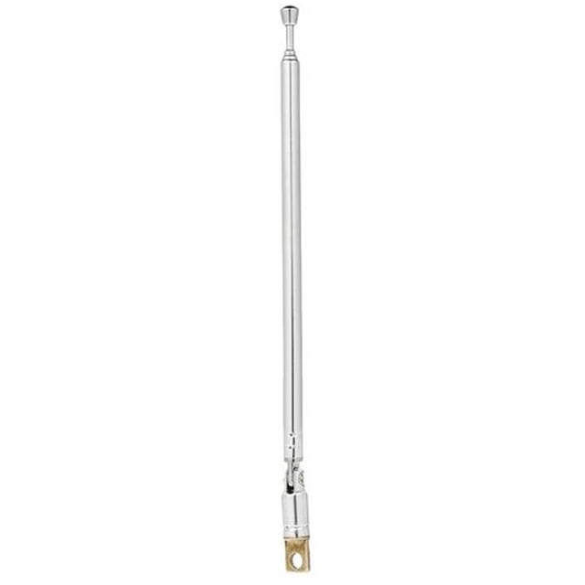 4 Section Telescopic Fm Radio Antenna 360° Rotating Chromed Copper Antenna