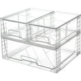 thumbnail image 3 of 3-Pack Stackable Acrylic Storage Drawers - Easy-Assemble Organizers for Bathroom Undersink, Closet & Pantry, 3 of 4