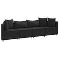 thumbnail image 3 of vidaXL Patio Sofa Set with Cushions Lounge Setting Outdoor Furniture Poly Rattan, 3 of 106