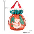 thumbnail image 1 of Decoraciones de Feliz Año Nuevo, muñeco de nieve de dibujos animados, Papá Noel, árbol de Navidad, bolsa de regalo de mano, decoraciones de fiesta de Navidad para el hogar, 1 of 4