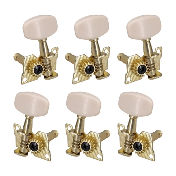 6 piezas clavijas de afinación de guitarra kusrkot clavijas