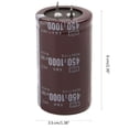thumbnail image 4 of CIYISON High Frequency 450V 1000uF Aluminum Electrolytic Capacitor Perfect for Data Bases, Amplifiers, Electronic Devices, 4 of 7