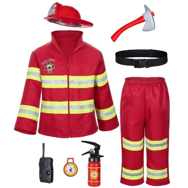 Disfraz de bombero Bosvin para cumpleaños de niños, fiesta de Halloween