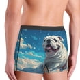 thumbnail image 4 of Bingfone Starry Sky Cloud Bulldog Men's Underwear - Casual Stretch Boxer Briefs-Large, 4 of 7