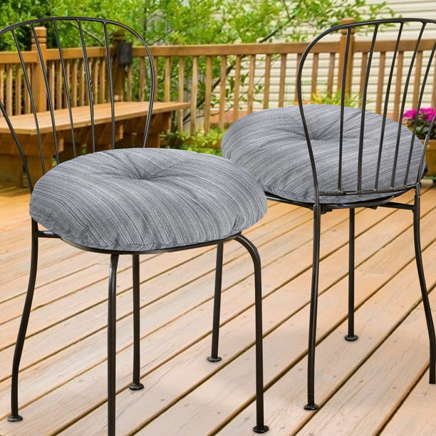 Club Set Of 2 Bistro Chair, Large Round Cushions For Outdoor Furniture