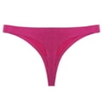 thumbnail image 4 of TrowBridge-bragas lisas simples para mujer, Tanga Sexy sin costuras, ropa interior para niña, lencería amigable con la piel, calzoncillos de satén de seda, 4 of 4
