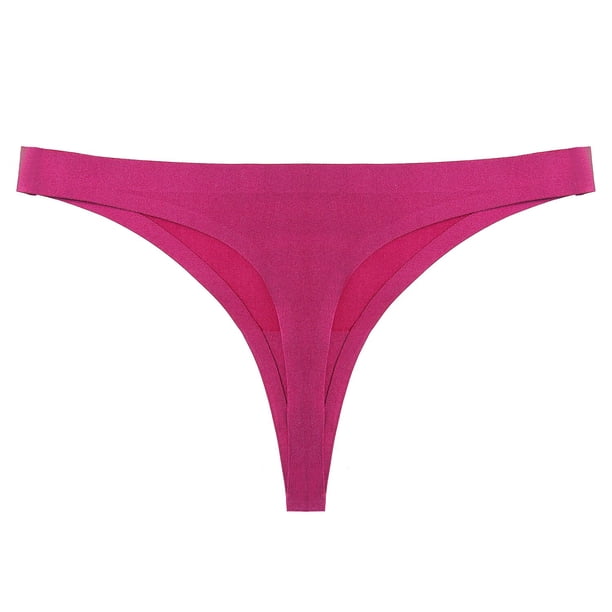 TrowBridge-bragas lisas simples para mujer, Tanga Sexy sin costuras, ropa interior para niña, lencería amigable con la piel, calzoncillos de satén de seda