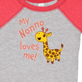 thumbnail image 4 of Inktastic My Nonno Loves Me- Cute Giraffe Boys or Girls Baby Bodysuit, 4 of 5
