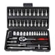 thumbnail image 1 of 46pcs 1/4 Inch Ratchet Wrench Tools for Car Repair, Socket Wrench Tool Combination Tools Kit for Auto Repair, 1 of 5