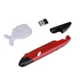 thumbnail image 2 of Graflsoa Souris Stylo Sans Fil Compacte 2.4GHz avec DPI Réglable, Design Rouge et Noir, Compatible avec Plusieurs OS, Inclut Récepteur USB et Adaptateurs, 2 of 6