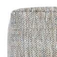thumbnail image 2 of Simpli Home Nate 18 inch Wide Boho Square Pouf in Grey Mélange Cotton, 2 of 5