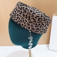 thumbnail image 3 of Vjnyvs Vintage Pillbox Hat for Women Elegant Top Hat Retro French Wool Fascinator Base Wedding Derby Church Party Hat Winter Cocktail Party Fedora, 3 of 7