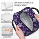 thumbnail image 3 of Balery Christmas Purple Snowflakes Bolsa de Almuerzo para Mujeres, Caja de Almuerzo, Bolsa de Almuerzo Pequeña Impermeable, Tote de Almuerzo Reutilizable con Gran Capacidad, 3 of 6