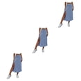 thumbnail image 1 of Minnieouse Casual Impreso Larga Dividida Elegante Vacaciones Adolescentes Ropa de Verano Club Disfraces Accesorios Azul Oscuro M Type1 NO1, 1 of 6