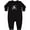 AB-Black, variant on Inktastic Pocket Badger Baby Fleece Romper