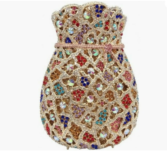 Women Money Pouch Evening Bag Sparkling Crystal Purses Rhinestones Wedding Party Prom Clutch