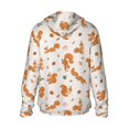 thumbnail image 2 of Picia Cute Squirrel Fall Women's Men's UPF 50+ Sun Protection Hoodie Shirt Long Sleeve SPF Fishing Outdoor UV Hiking Lightweight Shirts-Small, 2 of 9