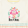 thumbnail image 4 of Inktastic First Birthday Owl 1 Year Old Girl Girls Baby Dress, 4 of 5