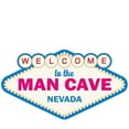 thumbnail image 1 of Welcome to the Man Cave Nevada Banner Unique Design for Boy's Bedroom Vinyl Wall Decal - Casino Artwork Design with Creative Art for Mancave Room Wall Decoration - 20" x 10", 1 of 4