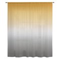 thumbnail image 2 of Color Gradient Pattern Sheer Curtains 84 Inch Length, Light Filtering Voile Curtain Panel, Rod Pocket Drapes Window Treatments for Living Room Bedroom 52"x84", 2 of 9