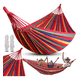 thumbnail image 1 of Hamaca 100% Algodón Para Jardín Camping Exterior Xtellar rojo, 1 of 4