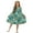 Chicken Egg Green, variant on FKELYI Black Cat Hippie Flower Print Girls Ruffle Sleeve Dress A Line Twirly Dress for Kids Midi Soft Fall Dresses Patchwork Playwear Sundress, 7-8 Y