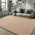 thumbnail image 5 of Arogan Soft Low Pile Rug Modern Area Rugs for Bedroom Living Room,Suitable for Boys Girls Teenagers and Adults with Super Soft Touch , Beige ,5'x 7', 5 of 8