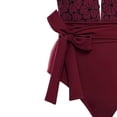 thumbnail image 4 of Tummy Control One Piece Swimsuit for Women Crisscross Lace Up Push Up Full Coverage Bathing Suit 2026 Trendy Summer, 4 of 5